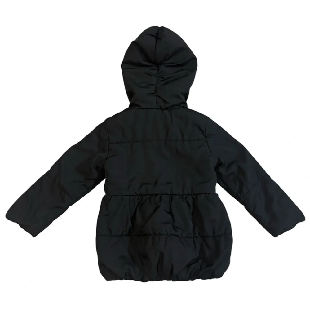 Black puffer jacket size 4T
